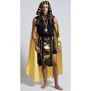 NEW King of Eqypt Pharoah Costume Size Medium